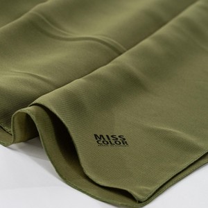 Miss Color Premium Plain Dyed <b>Chiffon</b> Square <b>Scarf</b> 120x120 Cm Soft Lightweight Breathable Needle Detection Casual Spring/Summer - Product Image 3