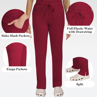 V-Hals 4-Way Stretch Verpleegster Uniform Vrouw Scrubs Uniformen Sets Custom Logo Duurzame Ademende Arts Verpleegster Outfits