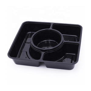 Bandeja Rectangular Desechable de Plástico para Microondas, Contenedores de Comida para Llevar, Tamaños Personalizables para Restaurante para <span class=keywords><strong>Almuerzos</strong></span> - Product Image 6