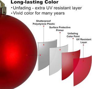 Fournitures <span class=keywords><strong>de</strong></span> décoration <span class=keywords><strong>de</strong></span> Noël, boules <span class=keywords><strong>de</strong></span> Noël, grandes boules <span class=keywords><strong>de</strong></span> Noël, couleur rouge personnalisée pour la décoration <span class=keywords><strong>de</strong></span> Noël - Product Image 6