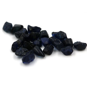 गहने बनाने के लिए उच्च गुणवत्ता वाले प्राकृतिक नीले पेरे ढीले जेम्स्टोन कच्चे पत्थर - Product Image 2