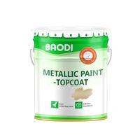 Peinture métallisée de finition à séchage rapide, forte couvrance, sans formaldéhyde, respectueuse de l'environnement, peinture de revêtement pour surfaces métalliques
