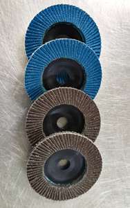 Disque à lamelles en oxyde d'aluminium 40-320 grains 4 pouces 5 pouces pour le meulage du métal, l'ébavurage et la finition de surface - Product Image 4