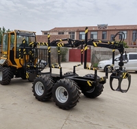 Foresta Grapple trasporto camion rimorchio con motore CE e Euro 5
