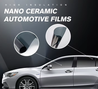 Film PET Sanyou Nano285 de luxe pour vitres, 1,524*30m par rouleau (60"*100ft), 95% de rejet IR, autocollant pour voiture, garantie 5 ans