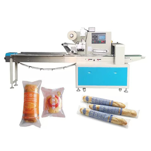 Tự động bánh mì Loaf Slicer và đóng gói mì Pouch thái lát Cookie dọc máy đóng gói - Product Image 1