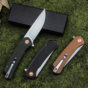 Chất lượng cao tinh tế micarta xử lý D2 thép Nhật Bản ngoài trời Tùy Chỉnh cắm trại gấp mokume dao - Product Image 6