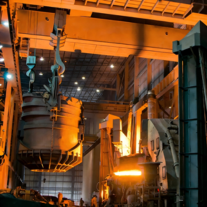 מנוף גשר כפול סטנדרטי 25 טון, מנוף מחסן איכותי עם שלט רחוק להרמת כפות יציקה - Product Image 3