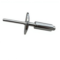 PROG PROG-SR102-1 Sonda de Temperatura de Resistencia de Platino PT100 RTD de Alta Precisión e Higiénica, 4~20mA, Conexión M12 con Rosca G1/2 para Uso Alimentario