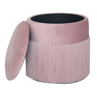 Comme tabouret de salon en velours et velours, style nordique et moderne, de luxe, meilleure qualité, pour chambre à coucher