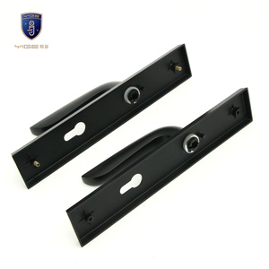 Ánh Sáng Màn Hình Đôi Mặt Khóa Cửa Gỗ Với Xử Lý - Product Image 2