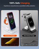 Chargeur sans fil magnétique 3-en-1, pour iPhone, Apple Watch et AirPods, produit transfrontalier à succès