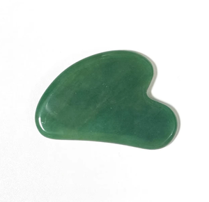 direct factory custom logo wholesale price green aventurine jade Facial scraping <b>tool</b> - Product Image 3