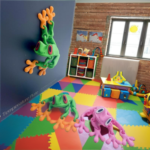 Wholesale Customizable 3D Printed Frogs Magnetic <b>Plastic</b> <b>Animals</b> Model Inspired by Frozen Trending Children's Toys OEM Vendors - Product Image 2