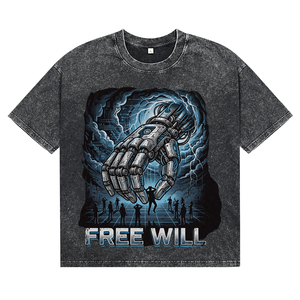 Camisetas Transpirables de Alta Calidad con Tecnología Futura para Hombre, Venta al Por Mayor 2026, Tela con Textura Personalizada, Cuello Redondo, Manga Corta - Product Image 1
