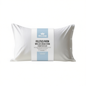 Taie d'oreiller 100% coton blanc 50x75cm taille UK - Product Image 3