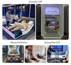 <span class=keywords><strong>Matelas</strong></span> intelligent King Size Tuya avec massage par airbag, contrôle à distance via application WiFi, soutien lombaire et ressorts ensachés - Product Image 4