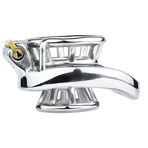 Jaula de Castidad FRRK para Hombre con Bloqueo Negativo y Presión en la Raíz para Control del Deseo, Jaula Abierta - Product Image 6