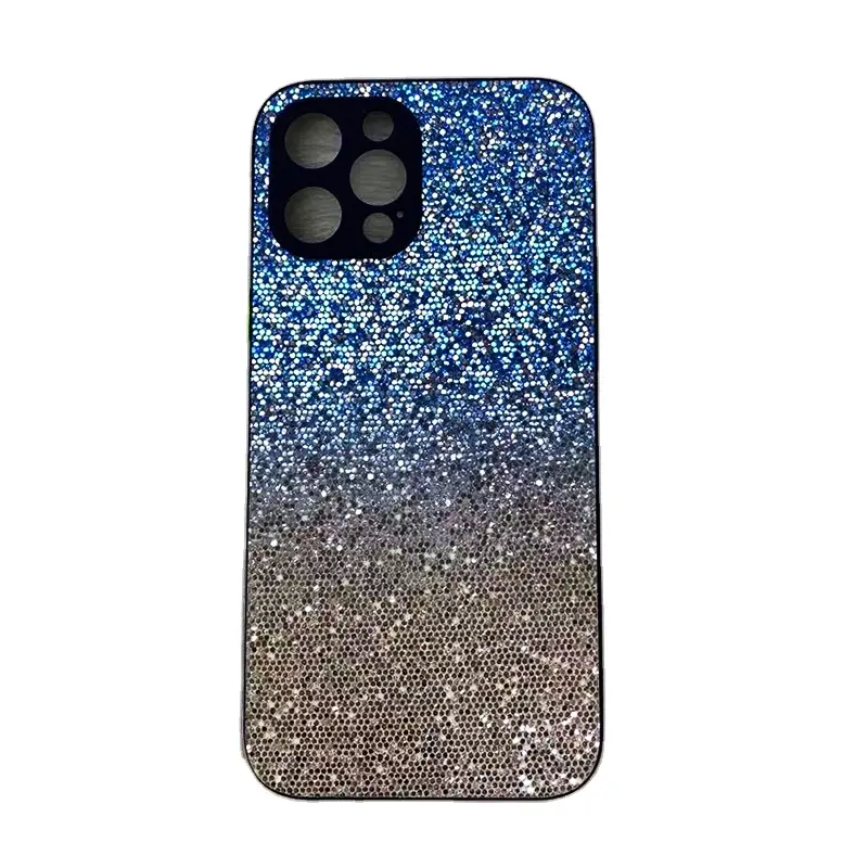 Bling Beste Custom Glitter Phone Case Voor Iphone 11, Iphone 12,Huawei, Een 11, een 20, Een 51 Met Veranderende Kleur Glinsterende Poeder