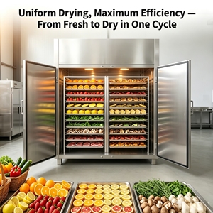 Séchoir à plateaux industriel pour la transformation des piments et légumes, avec moteur et <span class=keywords><strong>pompe</strong></span>, haute efficacité, en acier inoxydable, à air chaud - Product Image 2