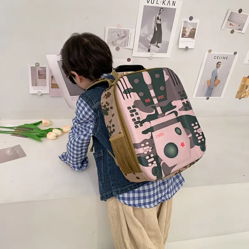 2024 nouveau cartable d'école pour enfants 3D conception stéréoscopique forme de réservoir personnalisé polyvalent 3-7 ans sac à dos