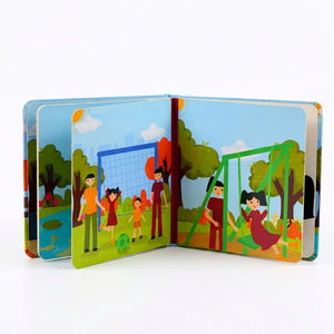 Servicio de Impresión Personalizada de Libros Infantiles, Libro de Cartón con Tamaño Personalizado, Color, Imágenes para Bebés, Aprendizaje de Lectura, Tapa Dura, Dibujos Animados - Product Image 1