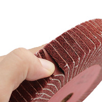 Disque abrasif de 6 pouces pour polissage de bijoux, disque de ponçage et de lustrage pour meuleuse, outils de fabrication de bijoux, disque à lamelles en fibre de nylon épaisse