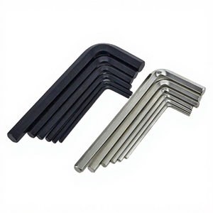 Chiave a <span class=keywords><strong>Brugola</strong></span> Esagonale Tipo L di Alta Qualità in Acciaio Ossidato Nero/Zincato, Misure Metriche e in Pollici, OEM - Product Image 1