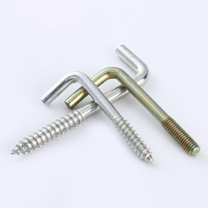 Stainless Steel Sus 304 L Type Self-tapping Photo Hanging Wood L <strong>Hook</strong> <strong>Screw</strong> - Product Image 5