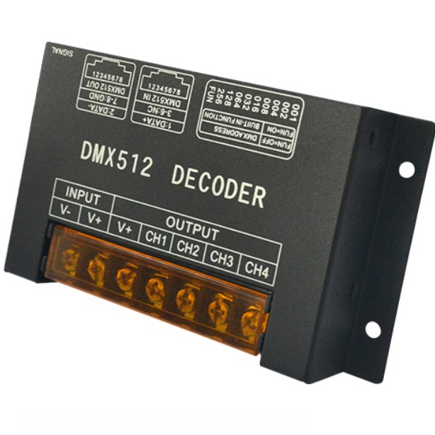 RGB/RGBW LED DMX512 Decoder Rgb Rgbw 3/4 Channels LED DMX Controller