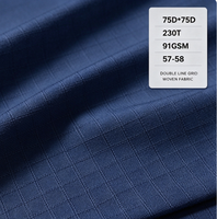 Tissu pour veste imperméable pour garçons et filles, 75D 230T 91GSM 57 58 pouces, 100% polyester, léger, extensible dans 4 directions