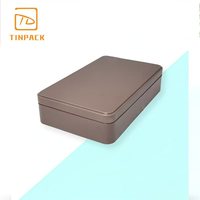 Kotak Kaleng Minimalis Matte Food Grade dengan Cetakan Kustom untuk Penyimpanan Kue Kering, Biskuit, dan Cokelat