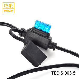 Cable de alimentación de abrazadera Soloder 30A de 300 Mm de longitud, 600 V, 105C, 18Awg, para coche, enchufe Sae, fusible de 7.5A, arnés de cables automático, Cable de alimentación de CC - Product Image 5