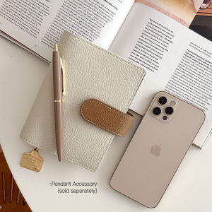 Libreta de Cuero Suave A7, Diseño Elegante con Anillas M5, Mini Libreta de Bolsillo para <span class=keywords><strong>Viajes</strong></span>, Negocios, Regalo - Product Image 3