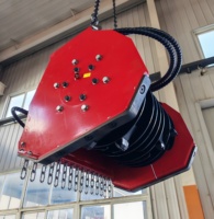 Trinciatrice Forestale a Tamburo per Skid Steer, Accessorio per Mini Caricatore Frontale, Attrezzatura Forestale