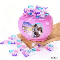 Lessive en capsules gel puissante décontaminante et nettoyante en profondeur, parfum fruité 8X concentré, coffret cadeau personnalisable