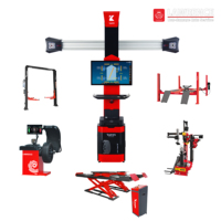 Combo d'alignement de roue de mesure d'orteil automobile de caméra haute définition de 6.4m pour l'atelier de voiture