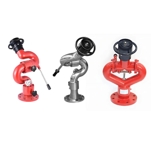 Canon à eau anti-incendie DN20 en fonte avec interrupteur manuel, accessoire fixe pour équipement de lutte contre les incendies de classes A et B - Product Image 1
