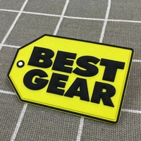 Patch tactique personnalisé en caoutchouc avec logo, auto-agrippant, en silicone 3D et PVC, pour vêtements d'extérieur – Conception gratuite