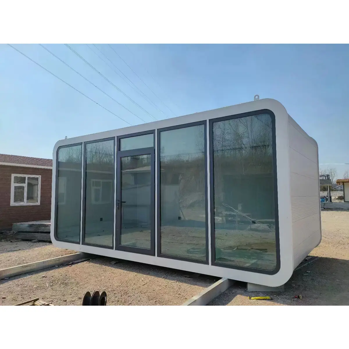 Hiện đại Modular 20ft 40ft Pod di chuyển nhà thông minh Apple cabin container nhà