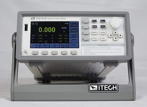 เครื่องวัดกำลังไฟฟ้าดิจิทัล ITECH IT9121E แรงดันสูงสุด600โวลต์rms/กระแสสูงสุด20แอมป์rms ช่วงความถี่0.5Hz ถึง100kHz อุปกรณ์วัดทางด้านอิเล็กทรอนิกส์กำลังสำหรับห้องปฏิบัติการ - Product Image 4