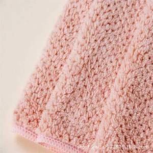 Coral Fleece <b>Hair</b> <b>Drying</b> <b>Towel</b> 60x100cm Quick Dry Rectangular Solid Color For Hotel Use - Product Image 3
