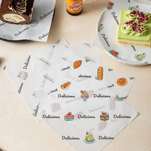Strawberry Printed Food <b>Wrapping</b> <b>Paper</b> Double Side Coated Greaseproof Virgin Wood Pulp 24 g/m² Offset Printing - Product Image 5