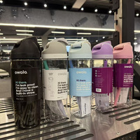 Nouvel Arrivage Gobelet à paille en plastique de qualité alimentaire, design minimaliste et portable, en stock, best-seller transfrontalier, articles de boisson