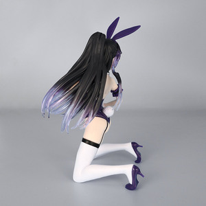 Nuova statuetta anime giapponese in PVC da collezione, modello coniglietta viola da 13 cm, decorazione da scrivania, idea regalo, molto richiesta. - Product Image 5