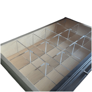 Custom Made Acrylic Home Drawer Storage Cabinet Divider Partition Board For Storage Drawer Organizer