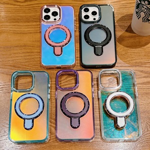 Sáng bóng mạ khung từ trường hợp điện thoại cho Apple iPhone, chống thả bảo vệ bìa cho Samsung - Product Image 6