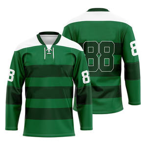 2025 최신 디자인 Oem 사용자 정의 승화 저렴한 캐나다 국가 대표팀 아이스 하키 저지 - Product Image 2
