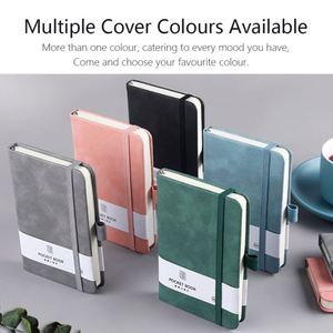 High Quality Office Diary Notebook With Elastic Band Custom Logo PU Leather Hard Cover A5 <b>Note</b> <b>Book</b> for Business Gift Wholesale - Product Image 6