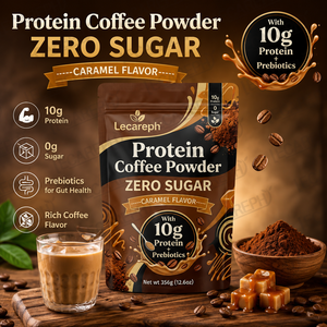 Poudre de <span class=keywords><strong>café</strong></span> protéiné Arabica à marque privée pour la croissance musculaire, mélange instantané de <span class=keywords><strong>café</strong></span> et de protéines de lactosérum - Product Image 2